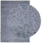 Tappeto Shaggy PAMPLONA a Pelo Lungo Moderno Blu 140x200 cm