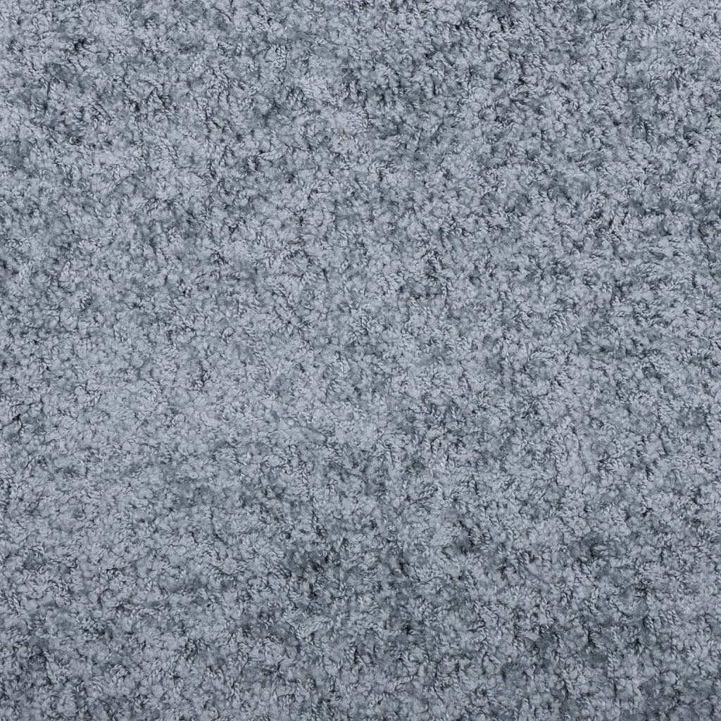Tappeto Shaggy PAMPLONA a Pelo Lungo Moderno Blu 140x200 cm