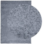 Tappeto Shaggy PAMPLONA a Pelo Lungo Moderno Blu 240x340 cm