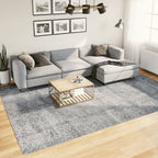 Tappeto Shaggy PAMPLONA a Pelo Lungo Moderno Blu 240x340 cm