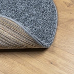 Tappeto Shaggy PAMPLONA a Pelo Lungo Moderno Blu Ø 100 cm