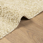 Tappeto Shaggy PAMPLONA a Pelo Lungo Moderno Oro 120x170 cm