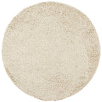Tappeto Shaggy PAMPLONA a Pelo Lungo Moderno Oro Ø 160 cm