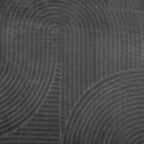Tappeto IZA a Pelo Corto Aspetto Scandinavo antracite 200x280cm