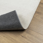 Tappeto IZA a Pelo Corto Aspetto Scandinavo Crema 120x170 cm