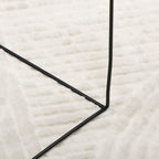 Tappeto IZA a Pelo Corto Aspetto Scandinavo Crema 200x280 cm