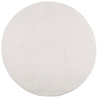 Tappeto IZA a Pelo Corto con Aspetto Scandinavo Crema Ø 160 cm
