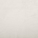 Tappeto IZA a Pelo Corto con Aspetto Scandinavo Crema Ø 160 cm