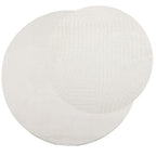 Tappeto IZA a Pelo Corto con Aspetto Scandinavo Crema Ø 200 cm
