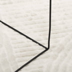 Tappeto IZA a Pelo Corto con Aspetto Scandinavo Crema Ø 200 cm