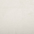 Tappeto IZA a Pelo Corto con Aspetto Scandinavo Crema Ø 200 cm