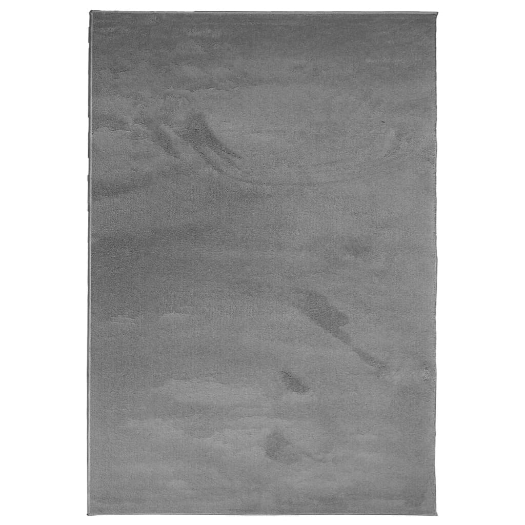 Tappeto OVIEDO a Pelo Corto Antracite 200x280 cm