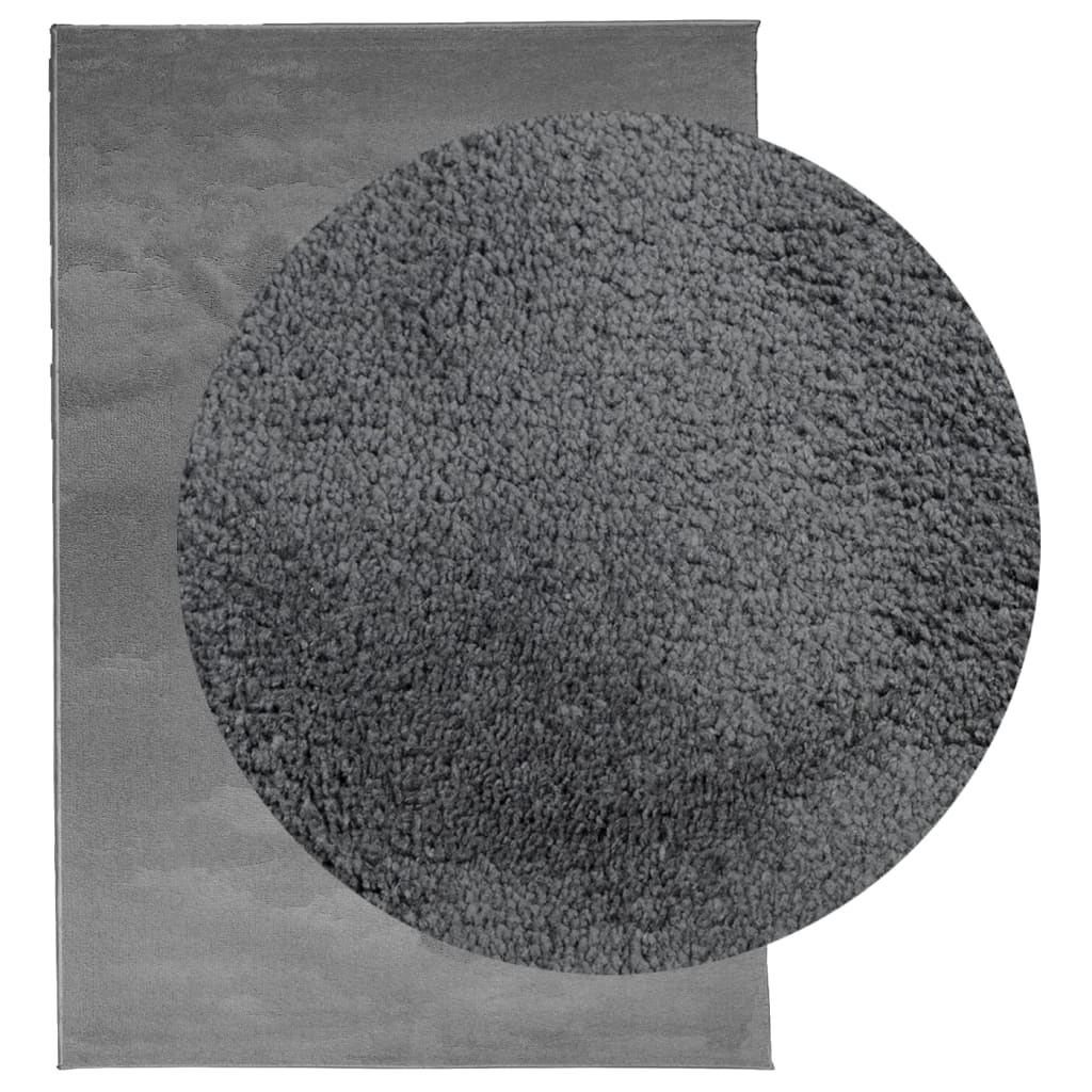 Tappeto OVIEDO a Pelo Corto Antracite 200x280 cm
