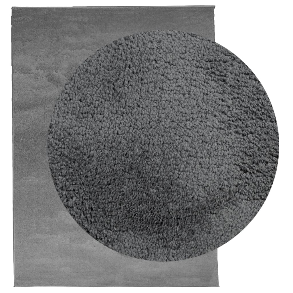 Tappeto OVIEDO a Pelo Corto Antracite 240x340 cm