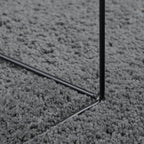 Tappeto OVIEDO a Pelo Corto Antracite Ø 160 cm