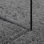 Tappeto OVIEDO a Pelo Corto Antracite Ø 200 cm