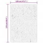Tappeto OVIEDO a Pelo Corto Beige 120x170 cm