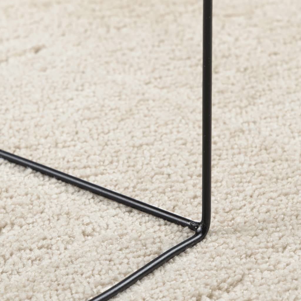 Tappeto OVIEDO a Pelo Corto Beige 200x200 cm