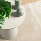Tappeto OVIEDO a Pelo Corto Beige 240x240 cm