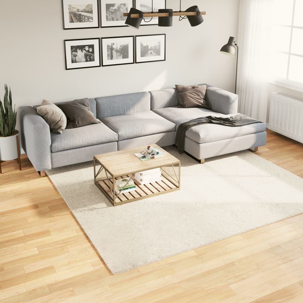 Tappeto OVIEDO a Pelo Corto Beige 240x240 cm