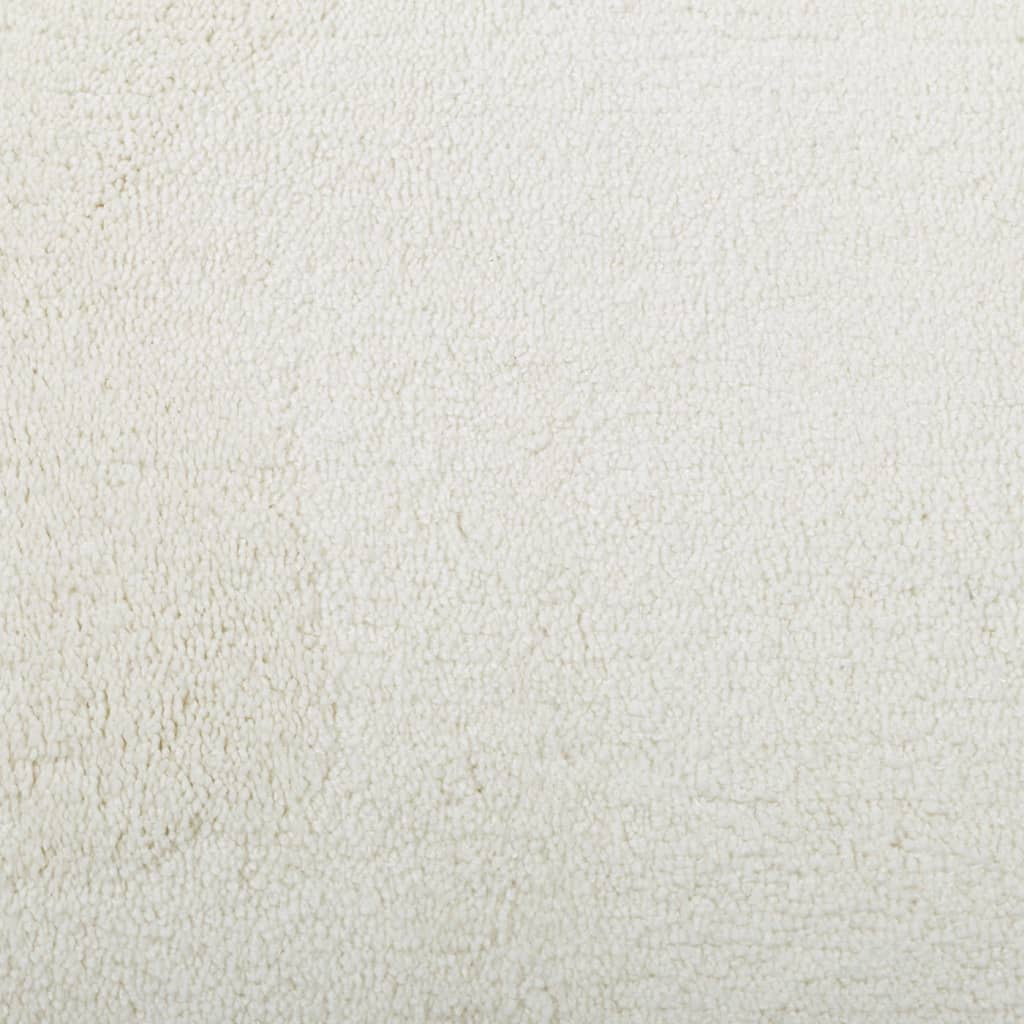 Tappeto OVIEDO a Pelo Corto Crema 120x120 cm