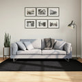 Tappeto OVIEDO a Pelo Corto Nero 140x200 cm