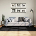 Tappeto OVIEDO a Pelo Corto Nero 140x200 cm