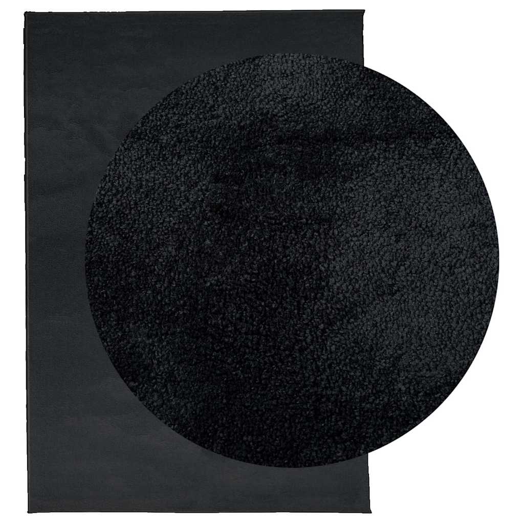 Tappeto OVIEDO a Pelo Corto Nero 160x230 cm