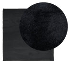 Tappeto OVIEDO a Pelo Corto Nero 200x200 cm
