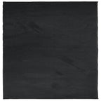 Tappeto OVIEDO a Pelo Corto Nero 200x200 cm
