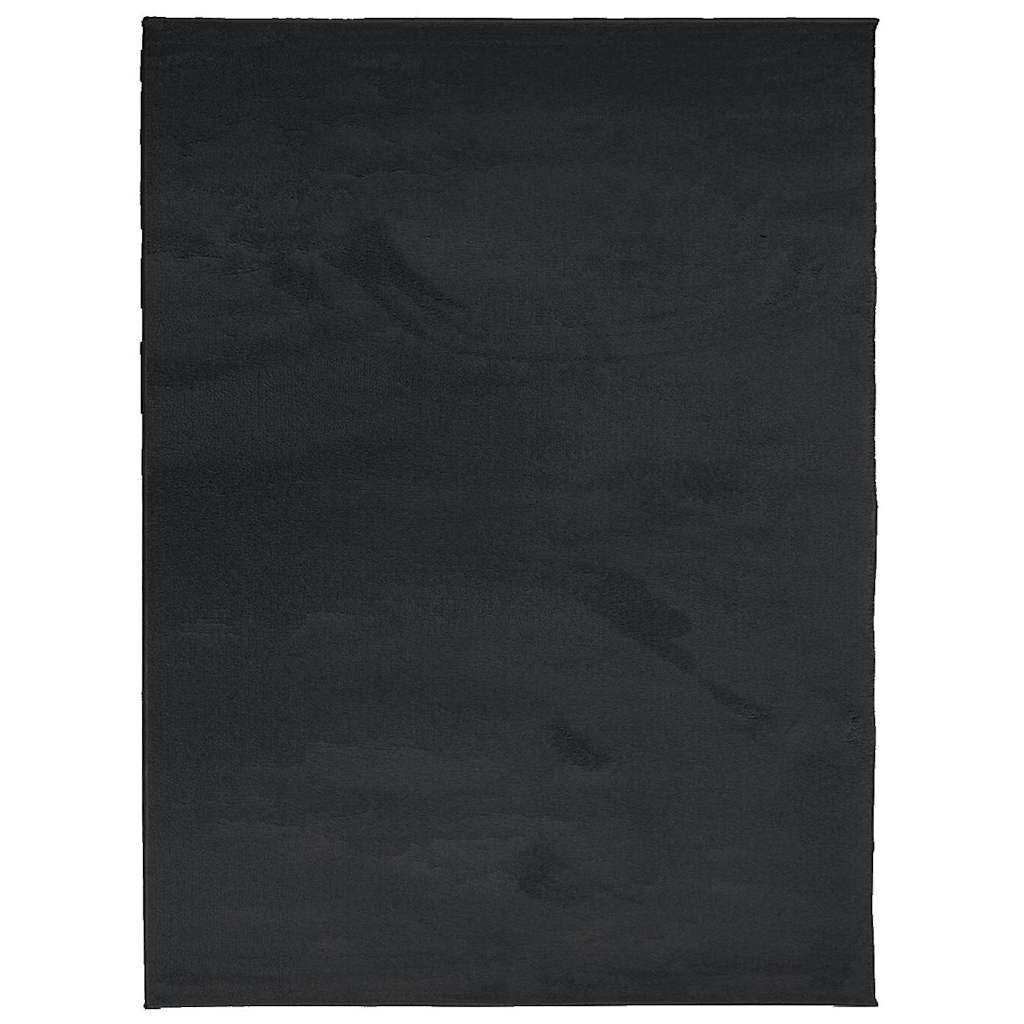 Tappeto OVIEDO a Pelo Corto Nero 240x340 cm