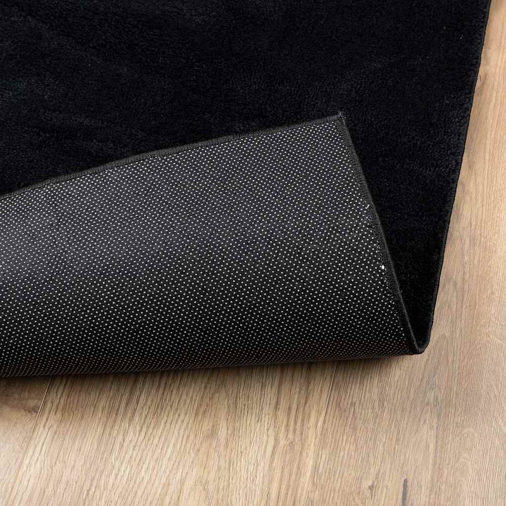 Tappeto OVIEDO a Pelo Corto Nero 240x340 cm
