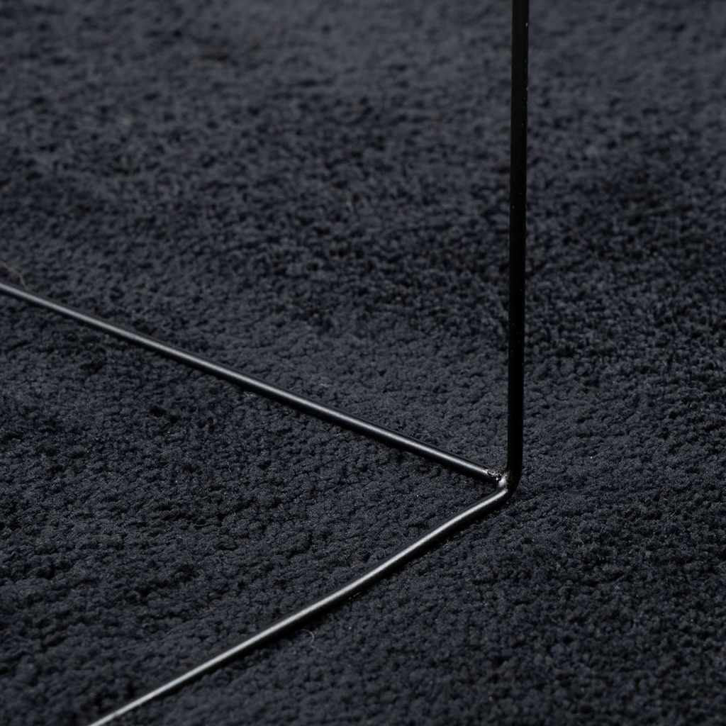 Tappeto OVIEDO a Pelo Corto Nero 240x340 cm