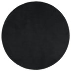 Tappeto OVIEDO a Pelo Corto Nero Ø 120 cm