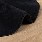 Tappeto OVIEDO a Pelo Corto Nero Ø 160 cm