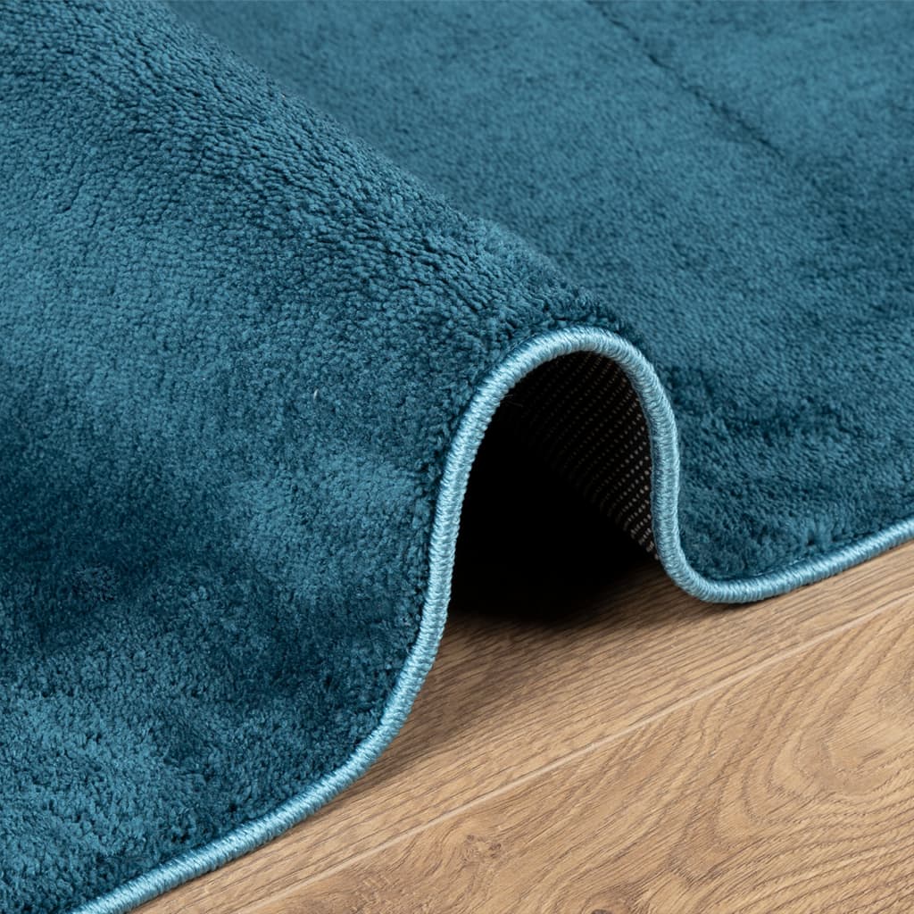 Tappeto OVIEDO a Pelo Corto Turchese 160x230 cm