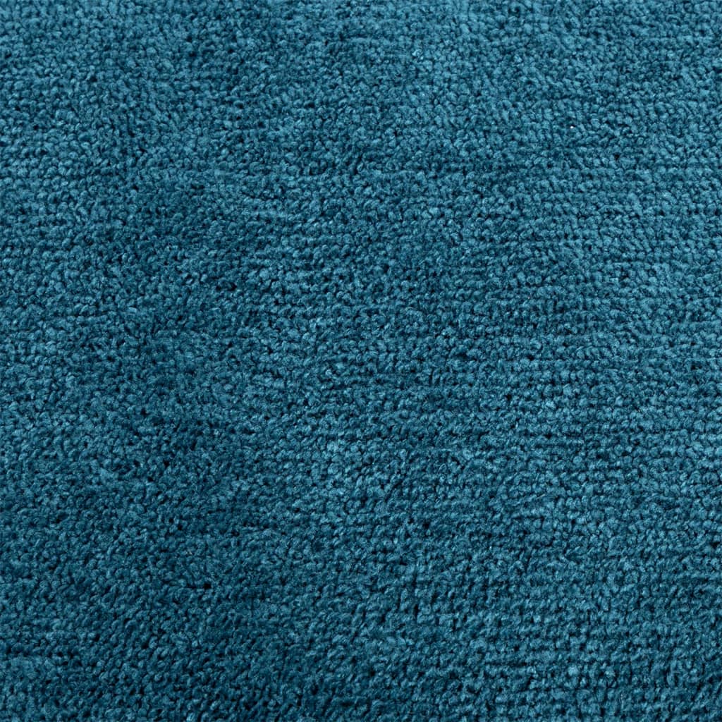 Tappeto OVIEDO a Pelo Corto Turchese Ø 160 cm