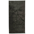 Tappeto a Pelo Lucido Lungo ISTAN Effetto Antracite 100x200 cm