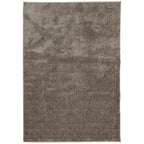 Tappeto a Pelo Lucido Lungo ISTAN Effetto Grigio 160x230 cm