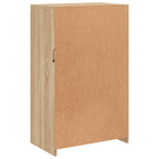 Armadietto con Luci LED Rovere Sonoma in Legno Multistrato