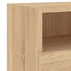 Mobile TV a Parete Rovere Sonoma 60x30x30 cm Legno Multistrato
