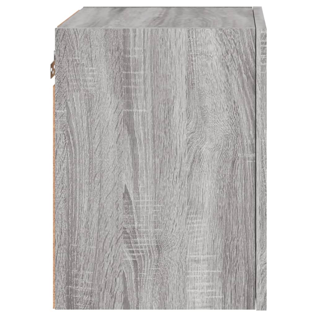 Mobile TV Parete Grigio Sonoma 40,5x30x40 cm Legno Multistrato