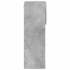 Mobili TV con Luci LED 2pz Grigio Cemento 40,5x30x90 cm