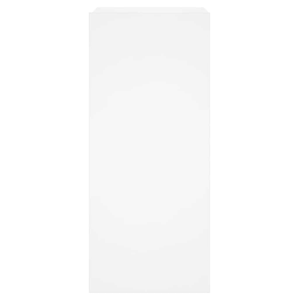 Mobile TV a Parete con Luci LED Bianco 30,5x35x70 cm