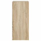 Mobile TV a Parete con Luci LED Rovere Sonoma 30,5x35x70 cm