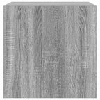 Mobili TV a Parete con Luci LED 2pz Grigio Sonoma 40,5x35x40 cm