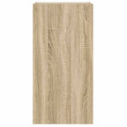 Mobile TV a Parete con Luci LED Rovere Sonoma 40,5x35x80 cm
