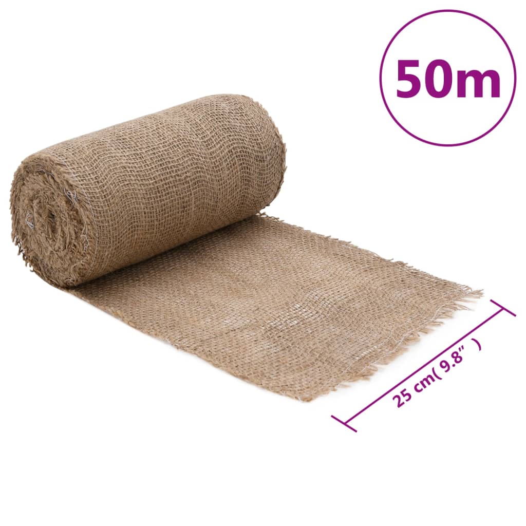 Rotolo in Iuta 0,25x50 m 100% Iuta 200 gsm