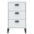 Comodino VIKEN Bianco in Legno Multistrato