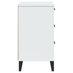 Comodino VIKEN Bianco in Legno Multistrato